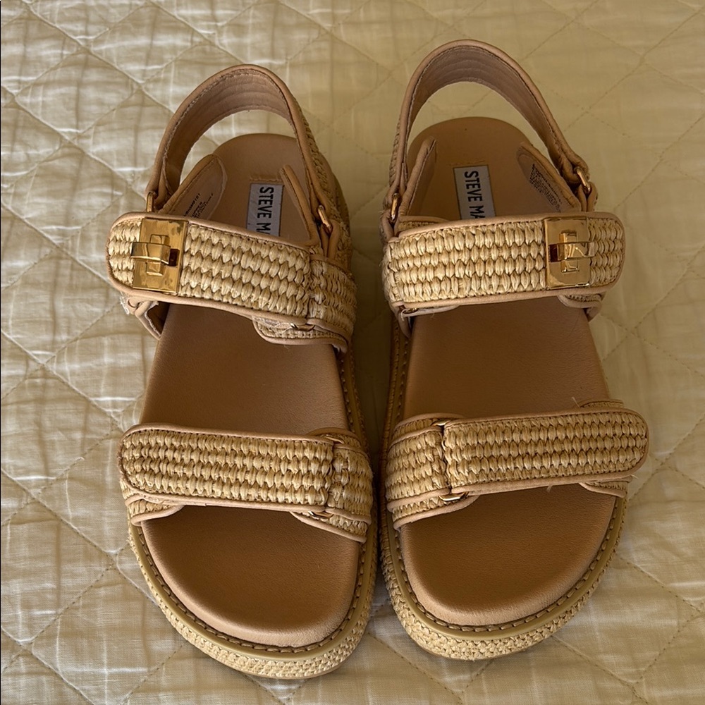 Steve Madden Big Mona Woven Sandals